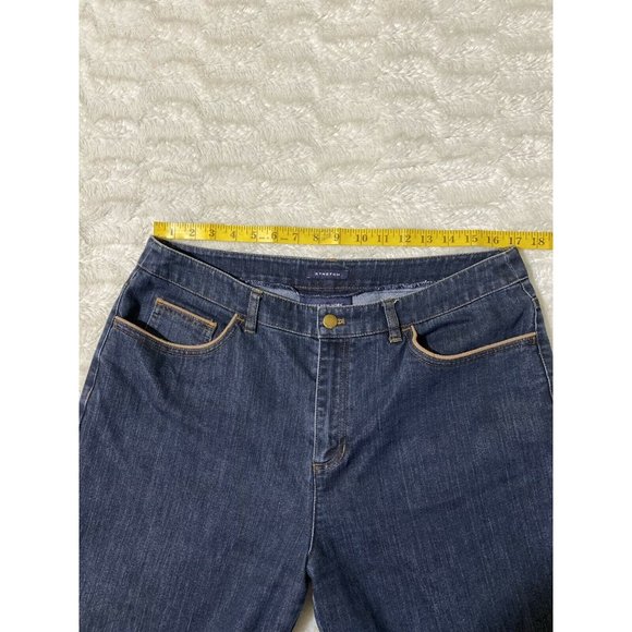 Jones New York womens Blue jeans stretch size 14 ( 34x32 ) - Picture 6 of 12